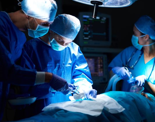 Ordinary busy day of surgeon